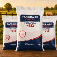 Carregar imagem no visualizador da galeria, Farinha Fosfatada +B12 (4 Fardos 25Kg)